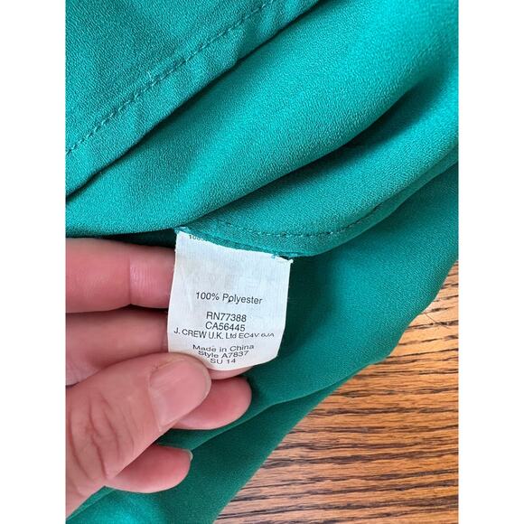 J.Crew Women's Sheer Kelly Green Maxi Dress – Size Small - Picture 1 of 8